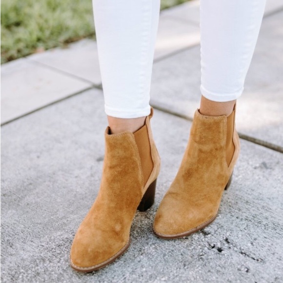 Madewell Shoes - NEW MADEWELL Regan Boots Suede Equestrian Brown